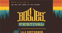 Desktop Screenshot of bosjesfestival.nl