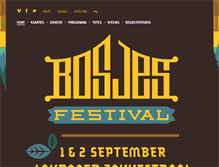 Tablet Screenshot of bosjesfestival.nl